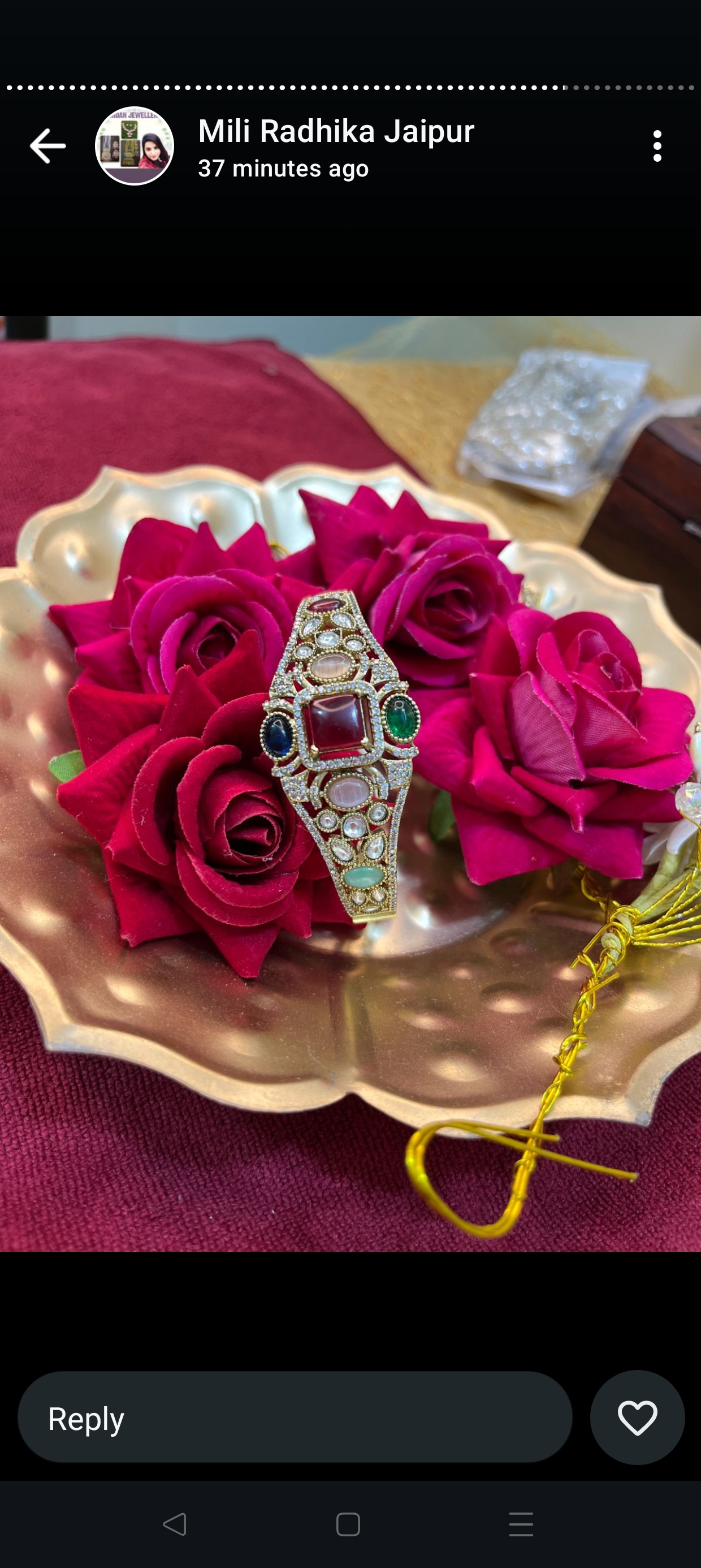 Moissanite kada